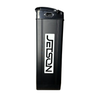 Съемный аккумулятор для электровелосипеда Jetson 60V 30000mAh (3 Pin) Черный